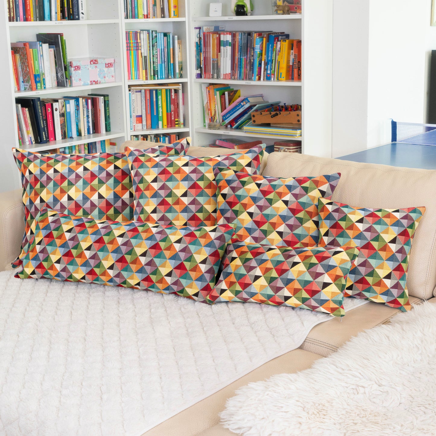 Kissen GOBELIN 60x60 (Muster: Pyramid)
