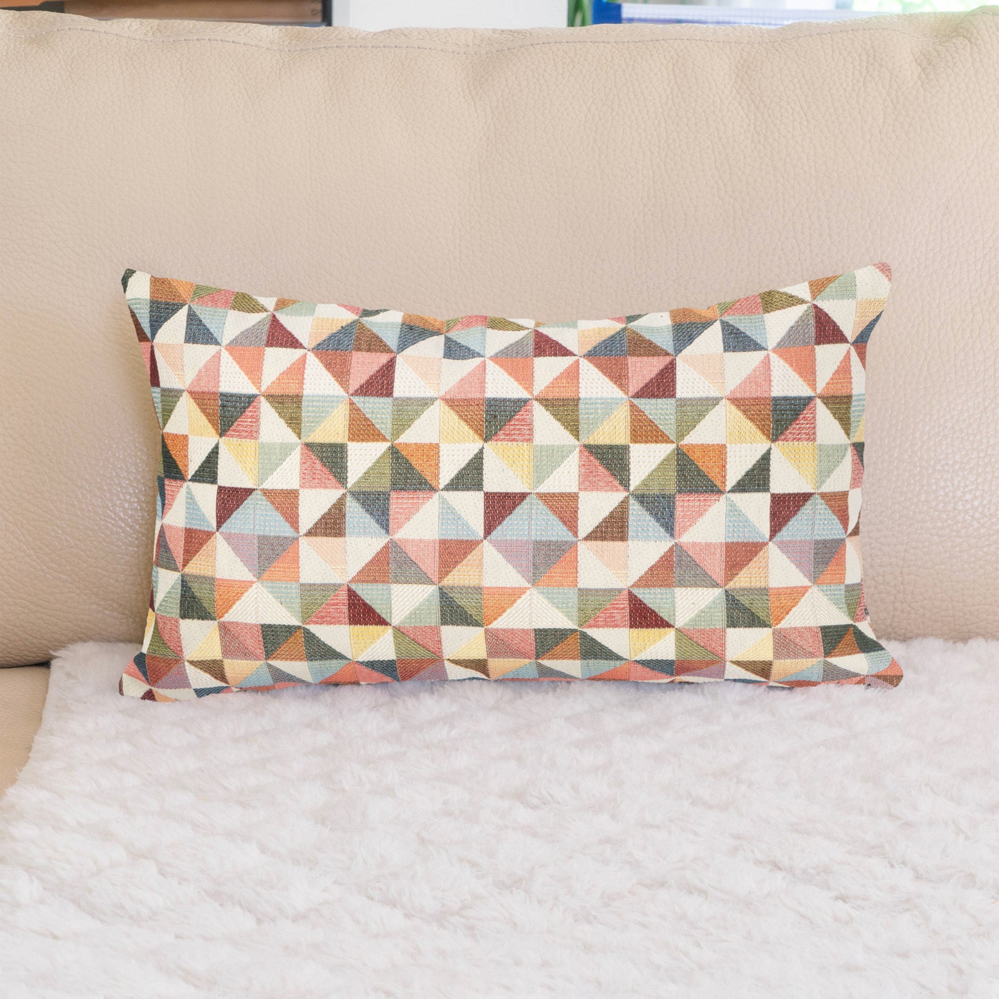 Kissen GOBELIN 30x50 (Muster: Indian Triangle)
