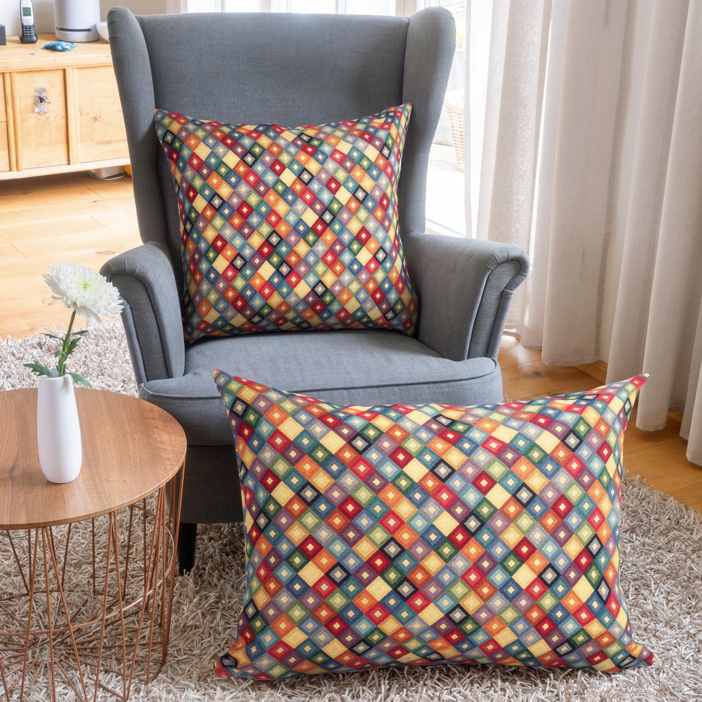 Kissen GOBELIN 60x80 (Muster: Diamond)