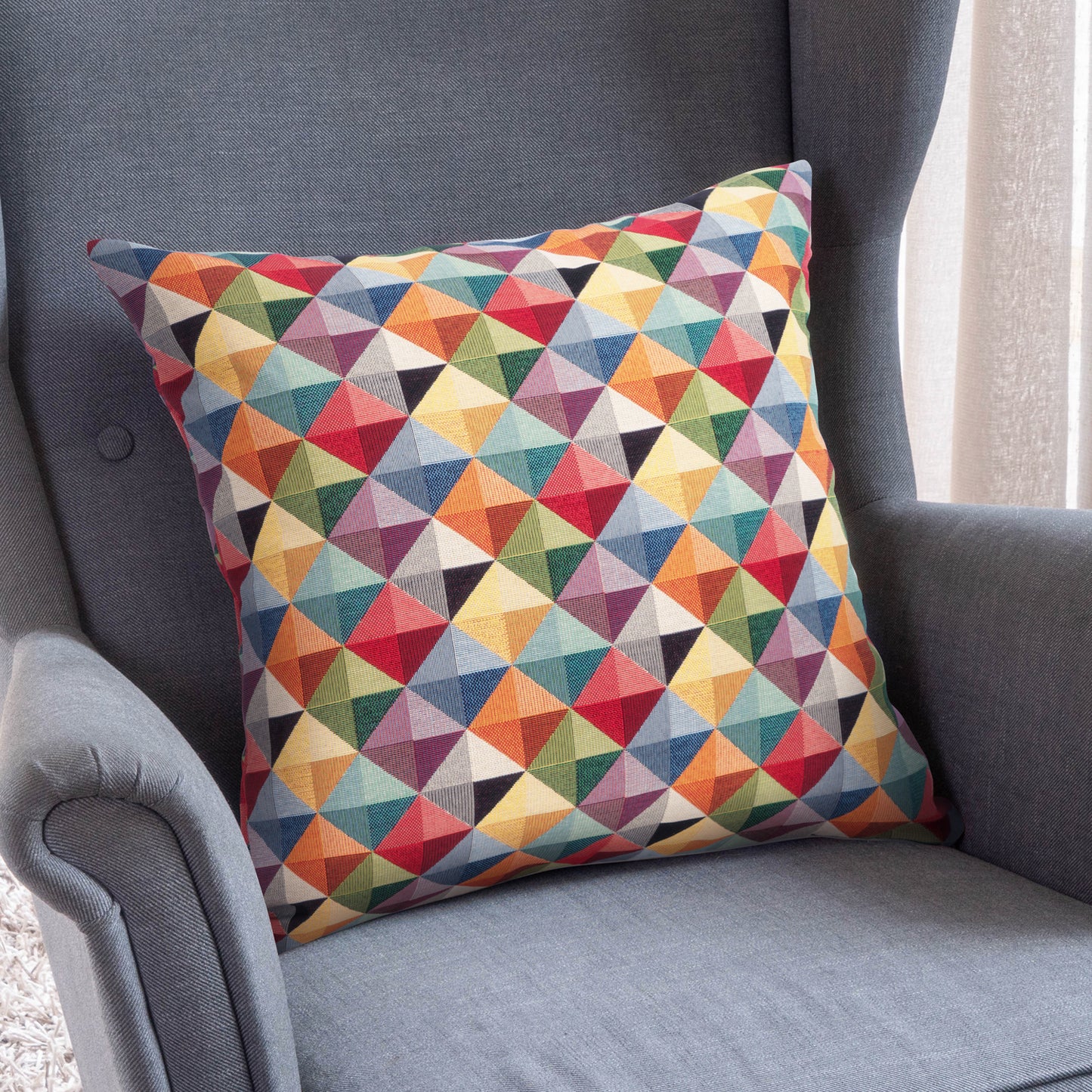 Kissen GOBELIN 50x50 (Muster: Pyramid)