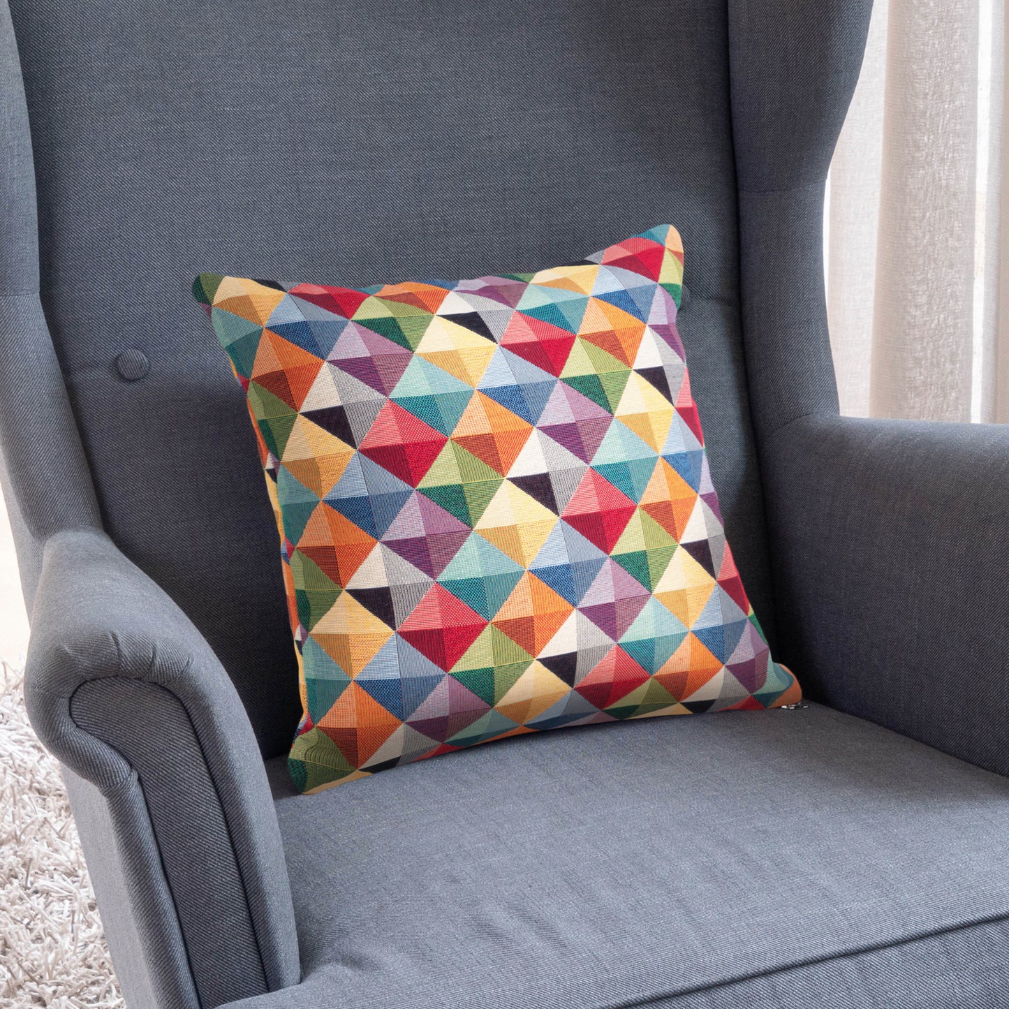 Kissen GOBELIN 40x40 (Muster: Pyramid)