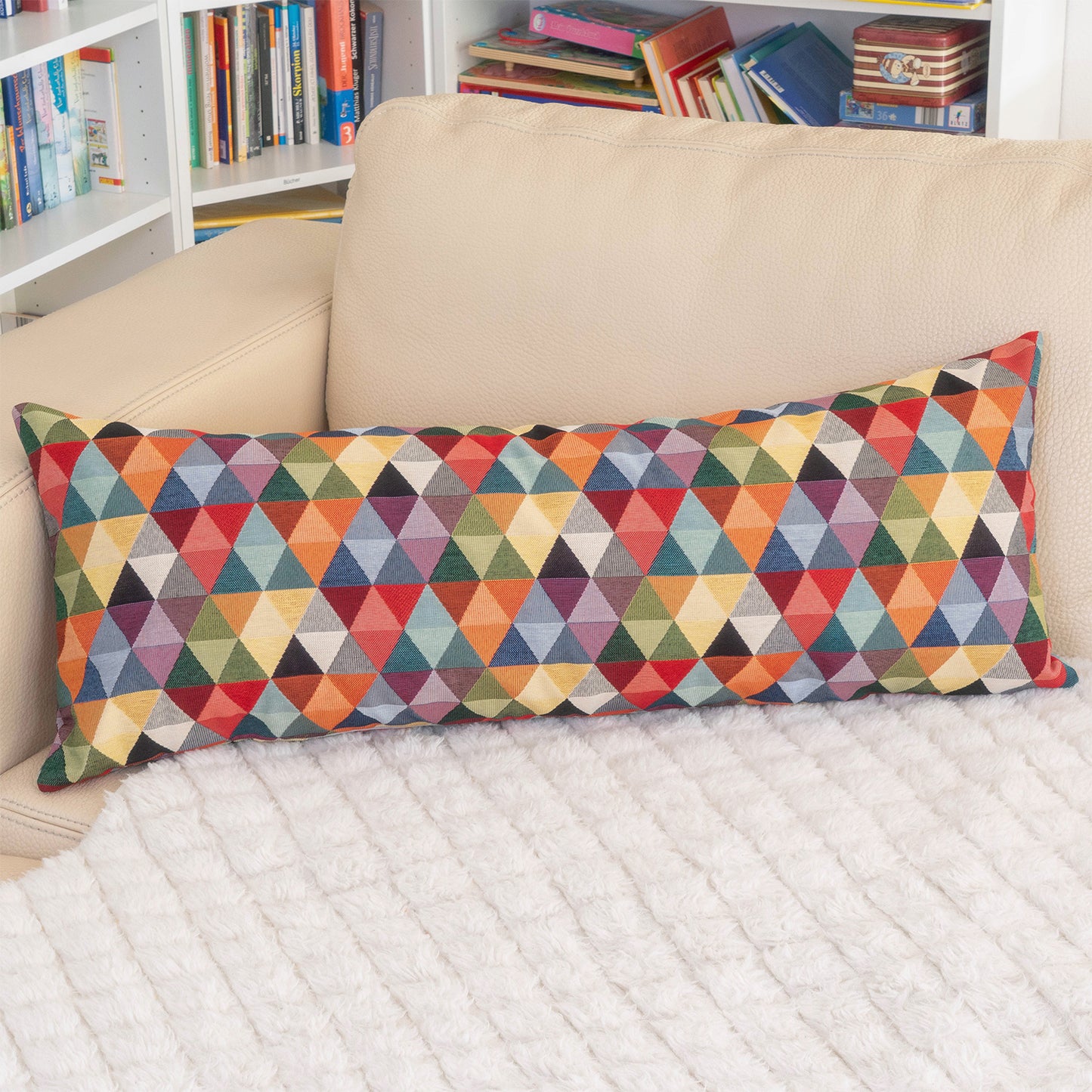 Kissen GOBELIN 35x90 (Muster: Dreieck)