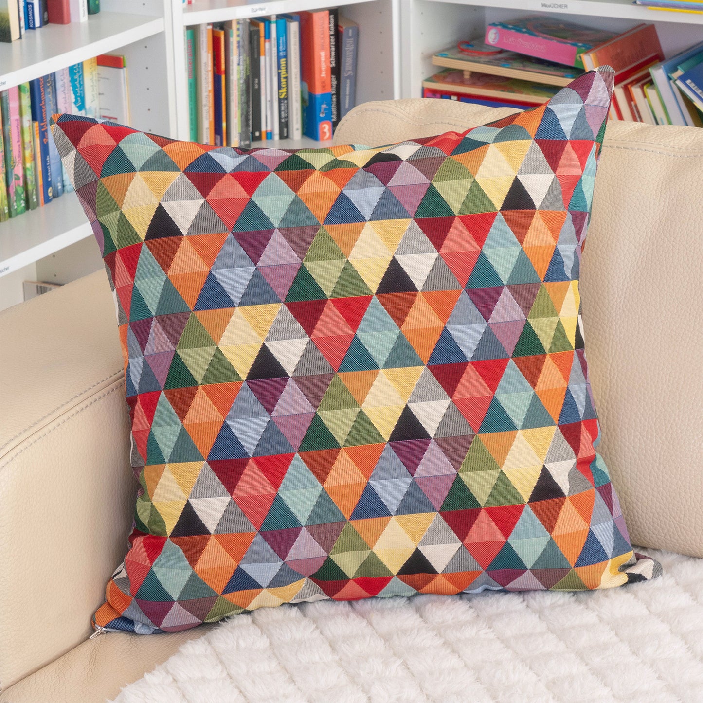 Kissen GOBELIN 60x60 (Muster: Dreieck)