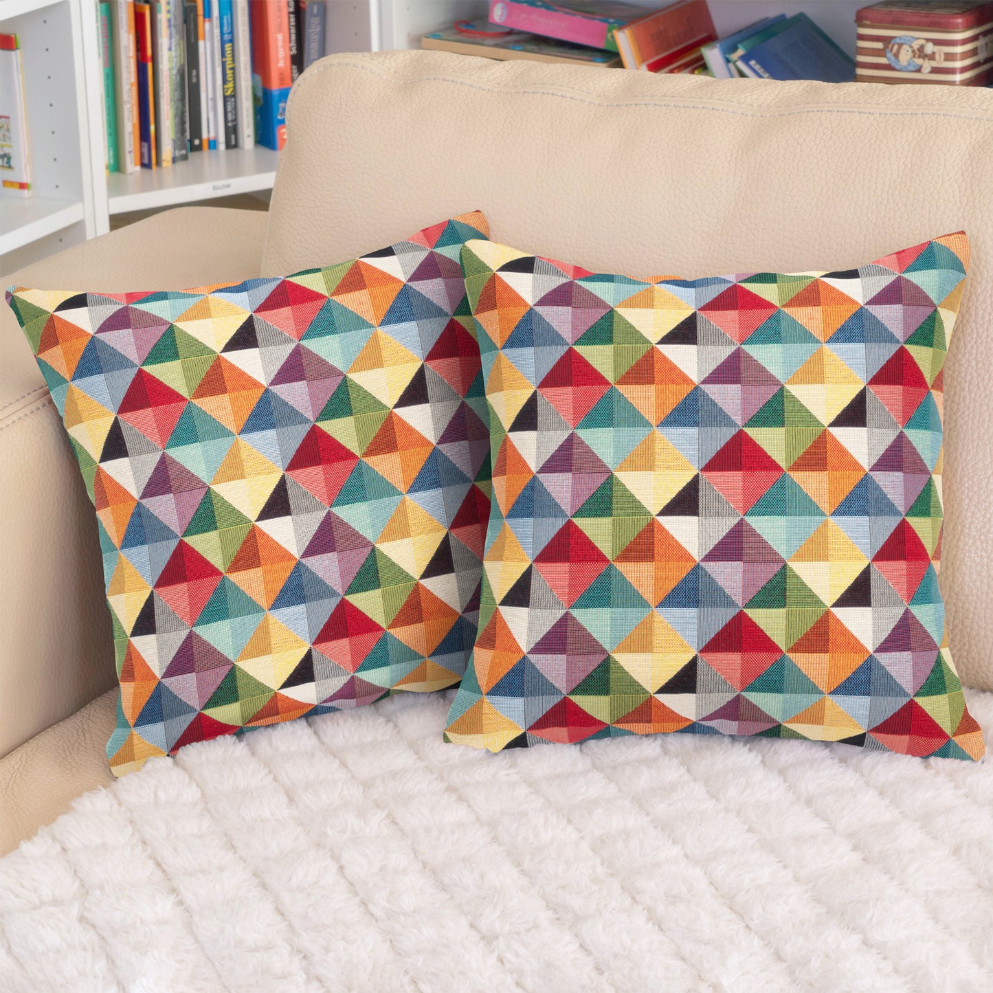 Kissen GOBELIN 40x40 (Muster: Pyramid)