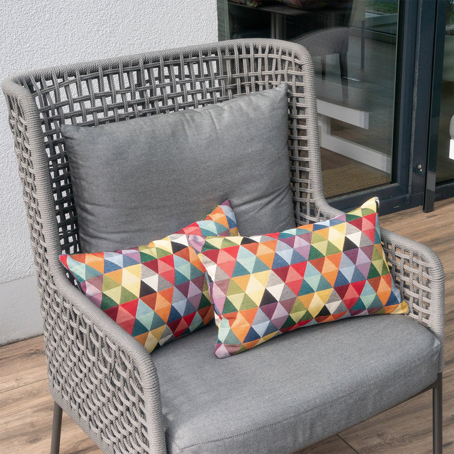 Kissen GOBELIN 30x50 (Muster: Dreieck)