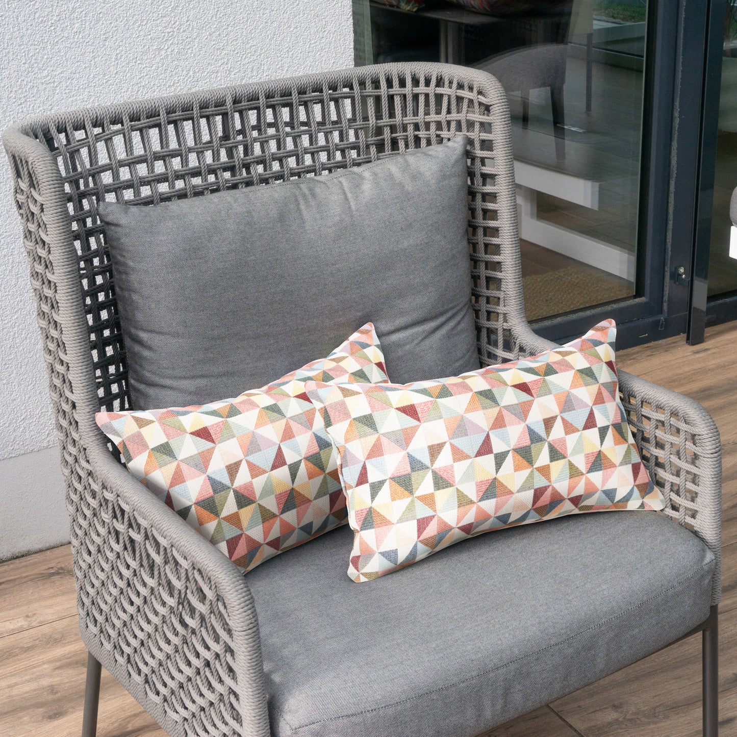 Kissen GOBELIN 30x50 (Muster: Indian Triangle)