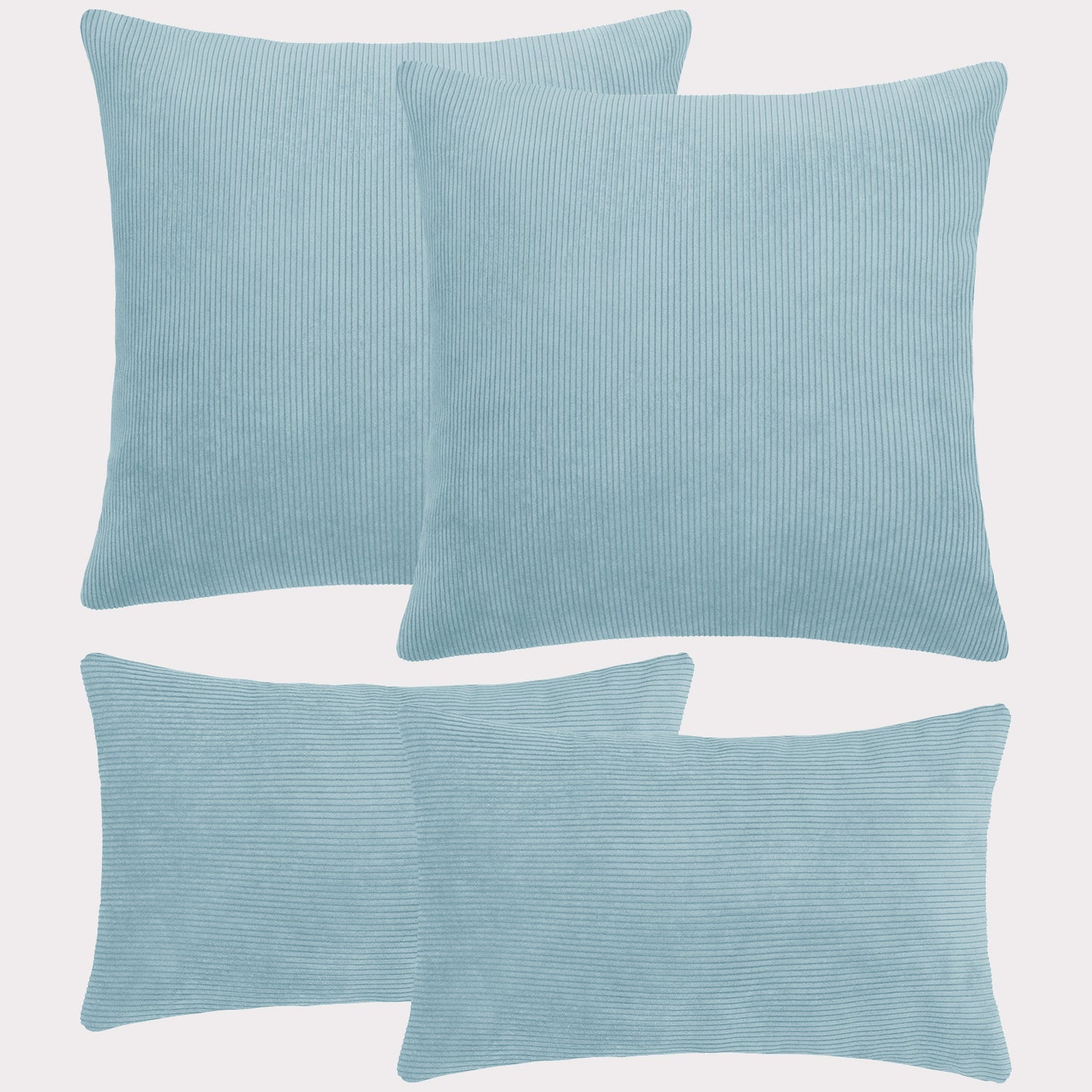 Kissen FJORD 4er Set 2x 50x50 2x 30x50