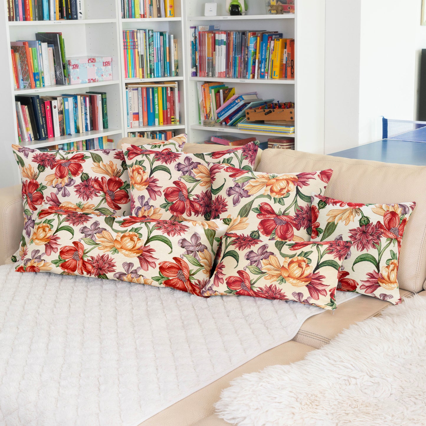 Kissen GOBELIN 60x80 (Muster: Blooming Days)