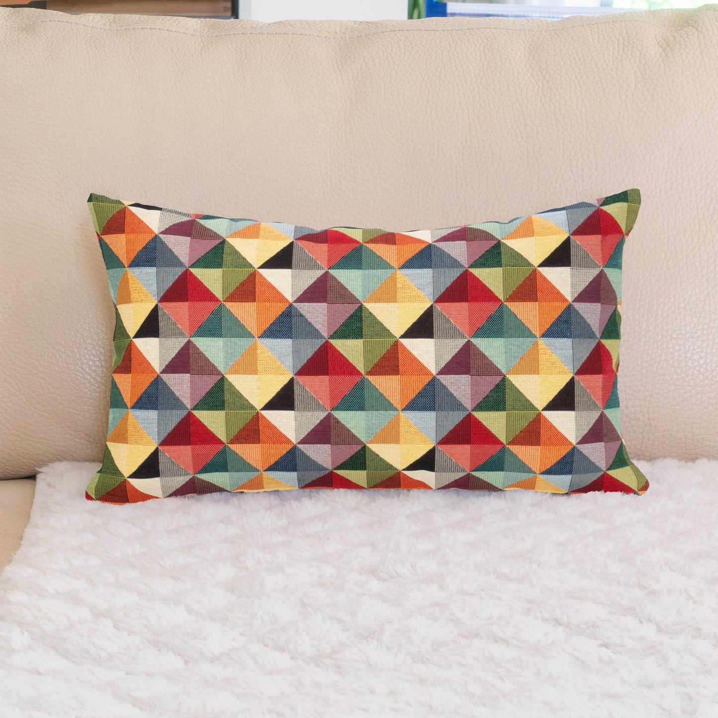 Kissen GOBELIN 30x50 (Muster: Pyramid)
