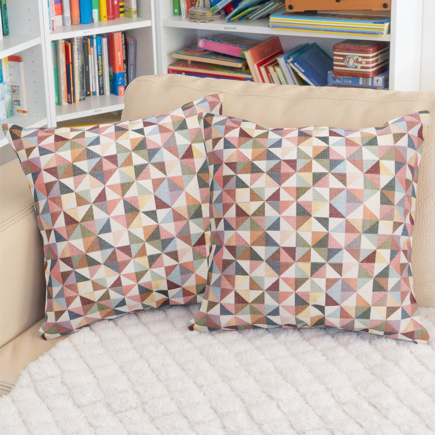 Kissen GOBELIN 50x50 (Muster: Indian Triangle)