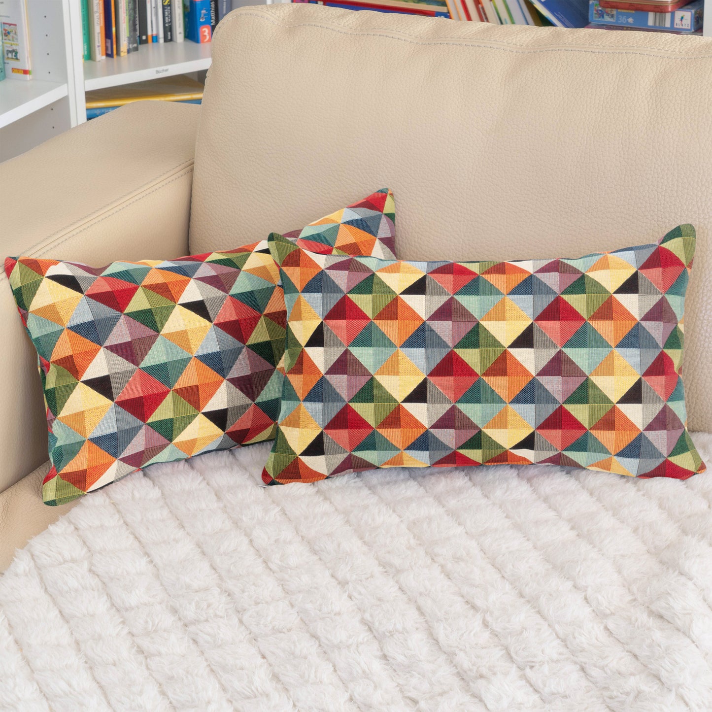 Kissen GOBELIN 30x50 (Muster: Pyramid)